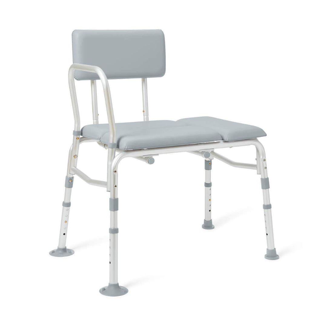 Medline Bariatric Padded Transfer Bench with Suction Grip Feet - primehubstore.shop Transfer Benches