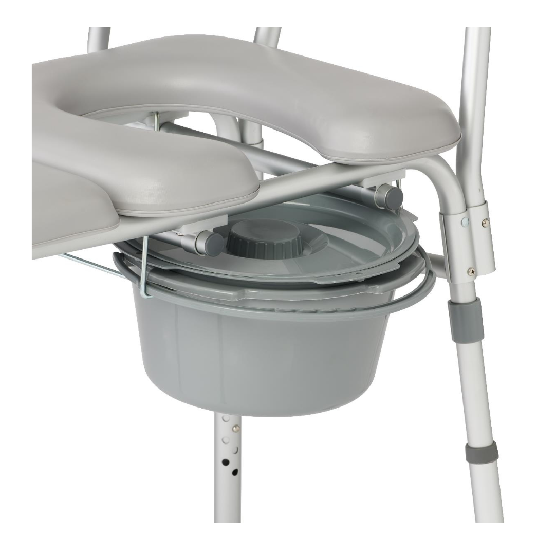 Medline Bariatric Combination Padded Transfer Bench and Commode - primehubstore.shop Transfer Benches