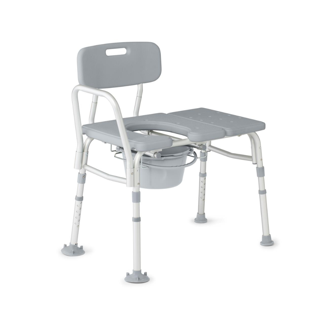 Medline Bariatric Combination Transfer Bench and Commode - primehubstore.shop Transfer Benches