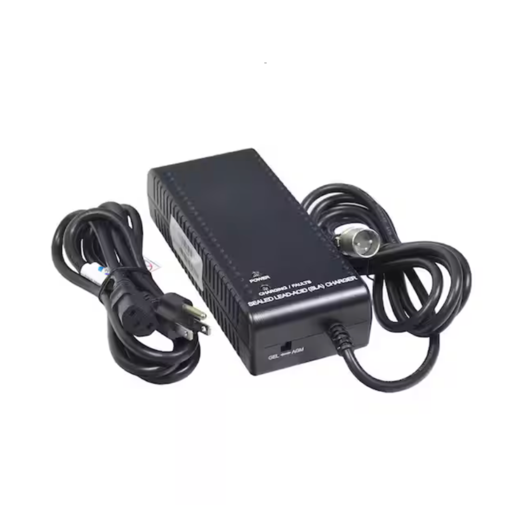 Solax Battery Charger with Power Cable/Cord 24 volt - primehubstore.shop Scooter Chargers