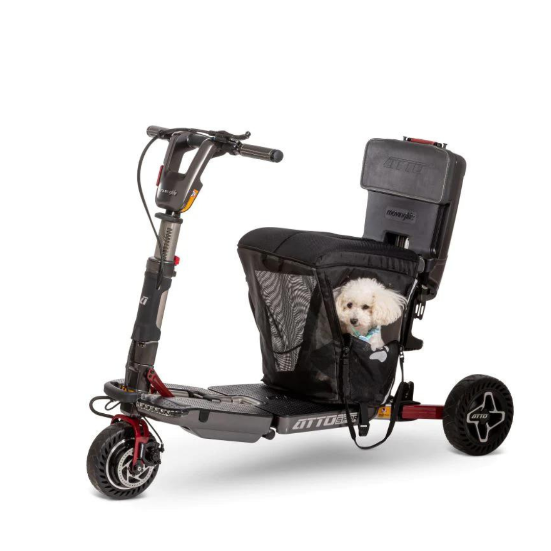 Moving Life ATTO Scooter Pet Carrier & Cushion Black - primehubstore.shop scooter Parts & Accessories