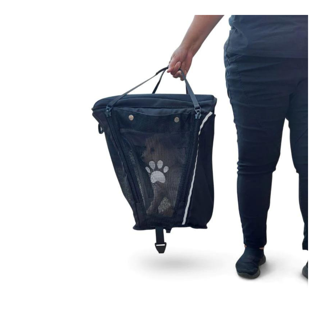 Moving Life ATTO Scooter Pet Carrier & Cushion Black - primehubstore.shop scooter Parts & Accessories