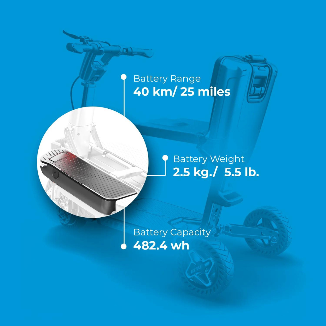 Moving Life Flight Batteries For The Atto Scooter - primehubstore.shop Scooter Batteries