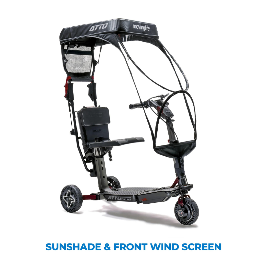 Moving Life ATTO Scooter Sun & Rain Foldable Canopy - primehubstore.shop scooter Parts & Accessories