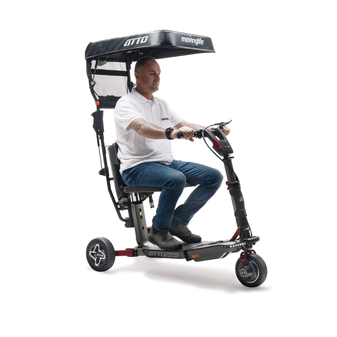Moving Life ATTO Scooter Sun & Rain Foldable Canopy - primehubstore.shop scooter Parts & Accessories