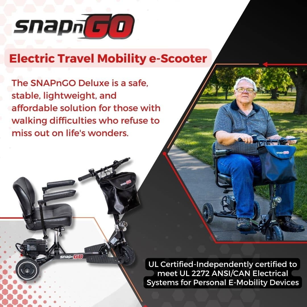 Glion SNAPnGO Mobility Scooter Deluxe Edition - primehubstore.shop Scooters