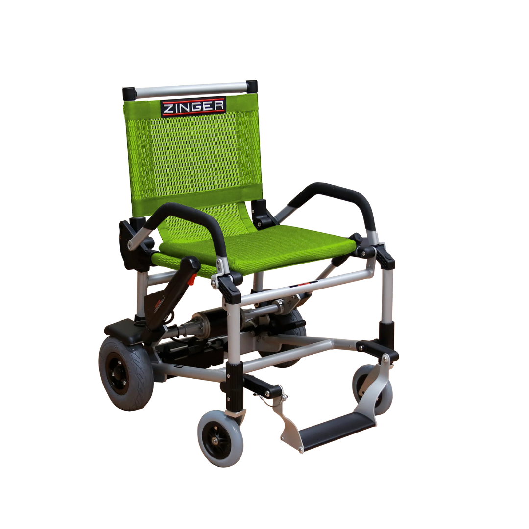 Journey Zinger Portable Power Folding WheelChair Two-Handed Control - primehubstore.shop Power Chairs
