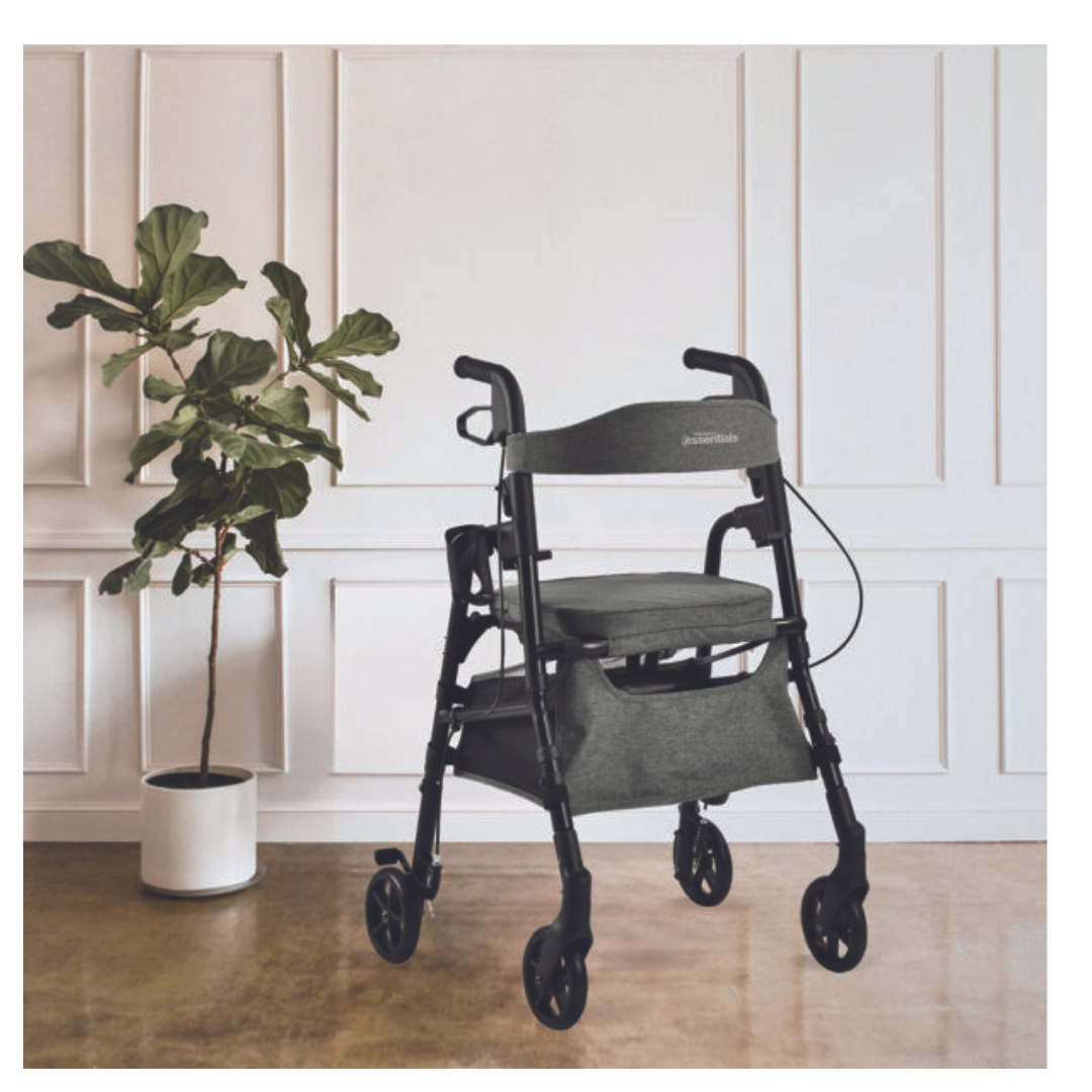 Triumph Essentials Rollator - Lightweight Folding Portable Walker - primehubstore.shop Rollators