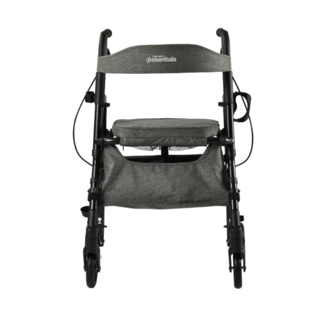 Triumph Essentials Rollator - Lightweight Folding Portable Walker - primehubstore.shop Rollators