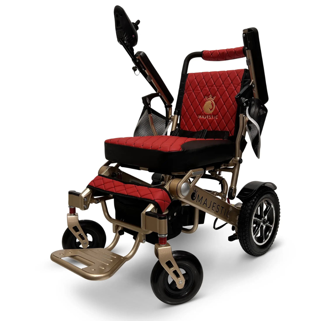 ComfyGo MAJESTIC IQ-7000-AF Auto Folding Remote Controlled Electric Wheelchair - primehubstore.shop Power Chairs