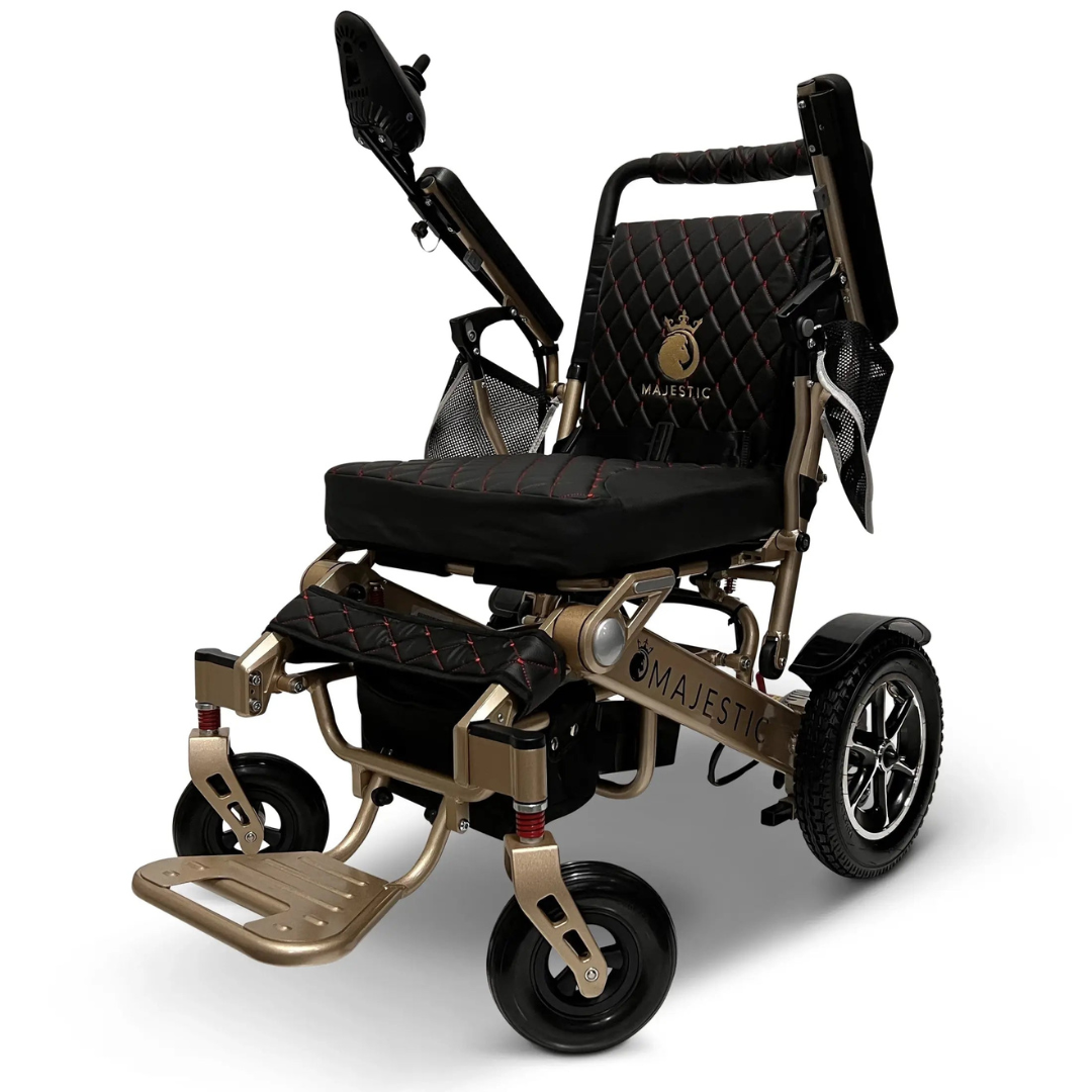 ComfyGo MAJESTIC IQ-7000-AF Auto Folding Remote Controlled Electric Wheelchair - primehubstore.shop Power Chairs