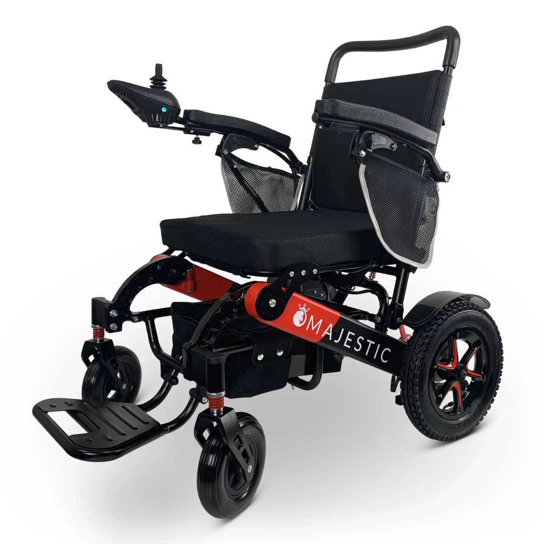 ComfyGo MAJESTIC IQ-7000-AF Auto Folding Remote Controlled Electric Wheelchair - primehubstore.shop Power Chairs