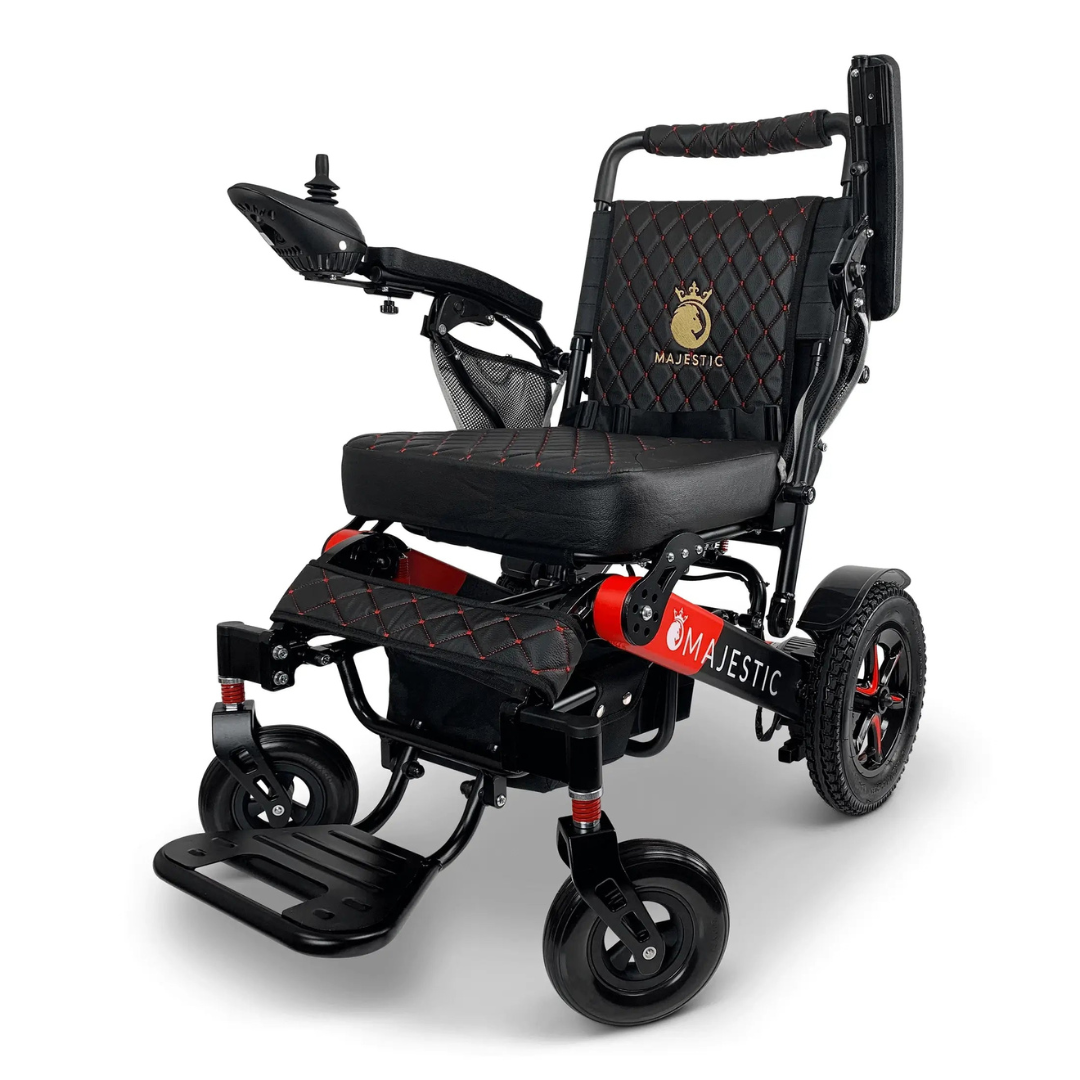 ComfyGo MAJESTIC IQ-7000-AF Auto Folding Remote Controlled Electric Wheelchair - primehubstore.shop Power Chairs