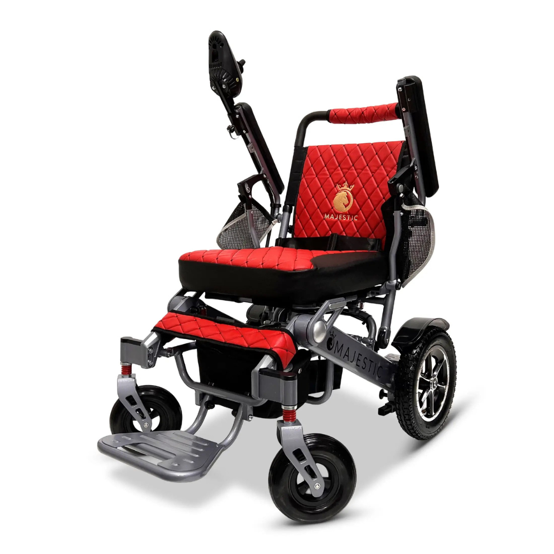 ComfyGo MAJESTIC IQ-7000-AF Auto Folding Remote Controlled Electric Wheelchair - primehubstore.shop Power Chairs