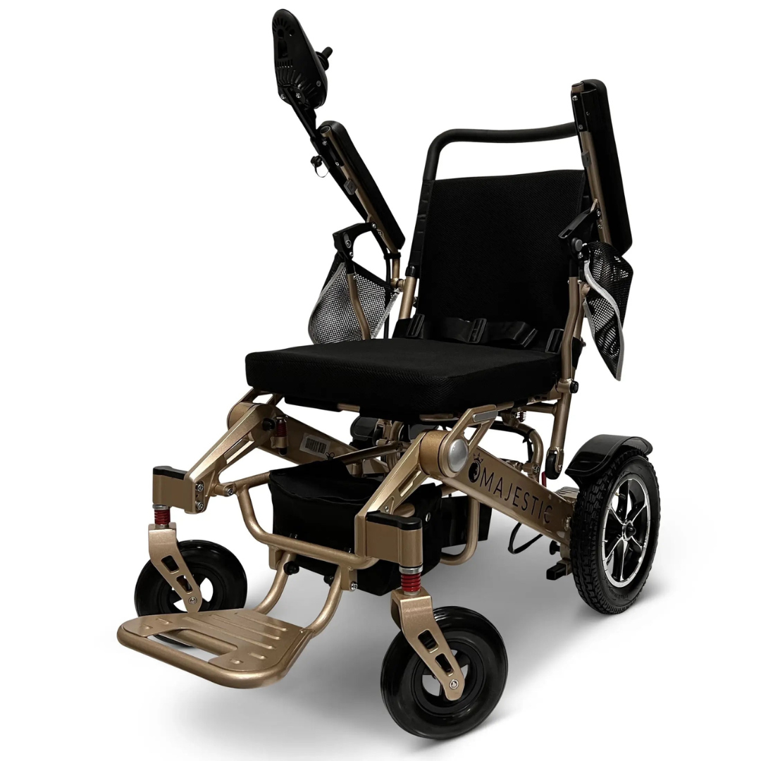 ComfyGo MAJESTIC IQ-7000-AF Auto Folding Remote Controlled Electric Wheelchair - primehubstore.shop Power Chairs