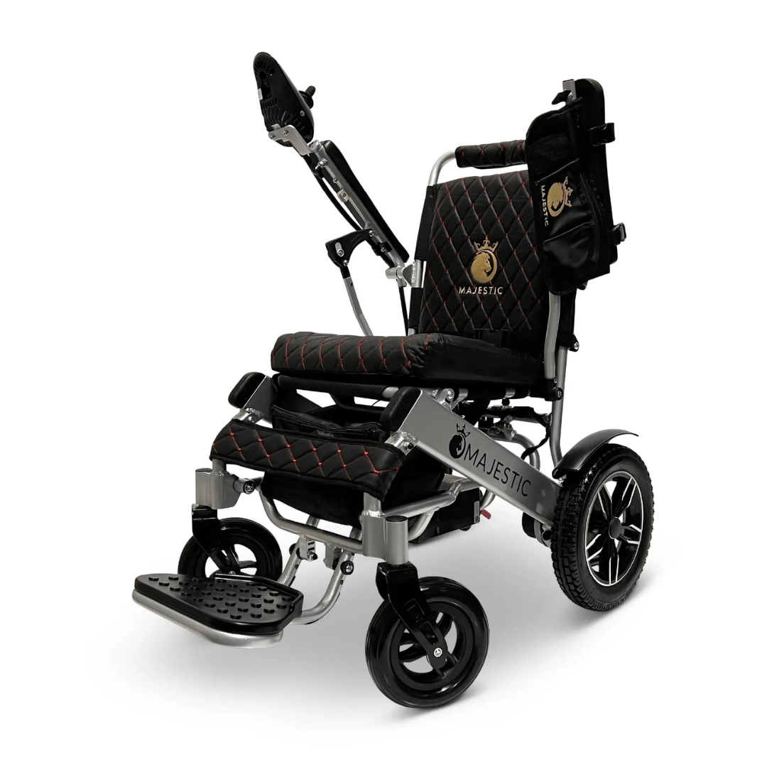 ComfyGo MAJESTIC IQ-8000 Remote Controlled Lightweight Electric Wheelchair - primehubstore.shop Power Chairs