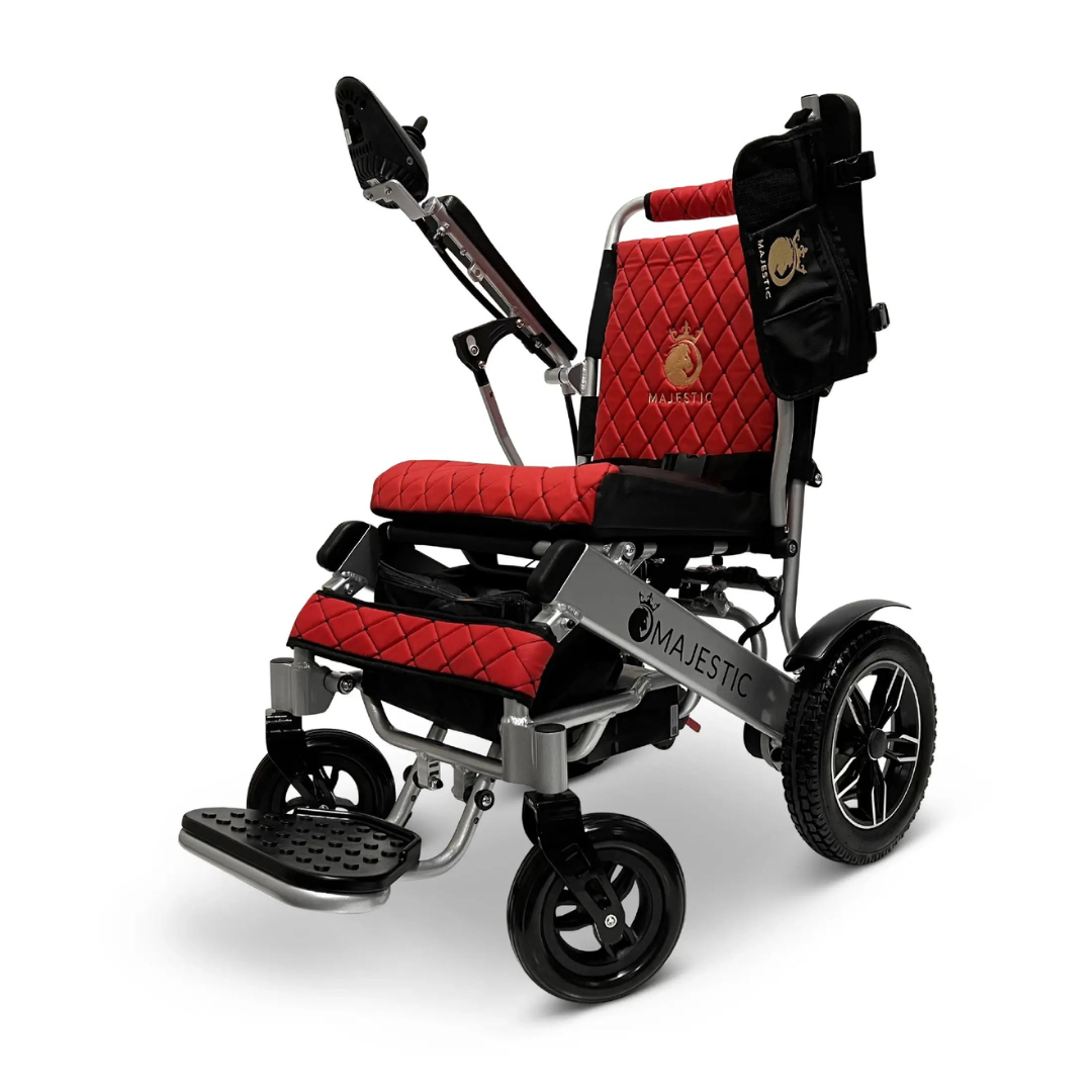 ComfyGo MAJESTIC IQ-8000 Remote Controlled Lightweight Electric Wheelchair - primehubstore.shop Power Chairs