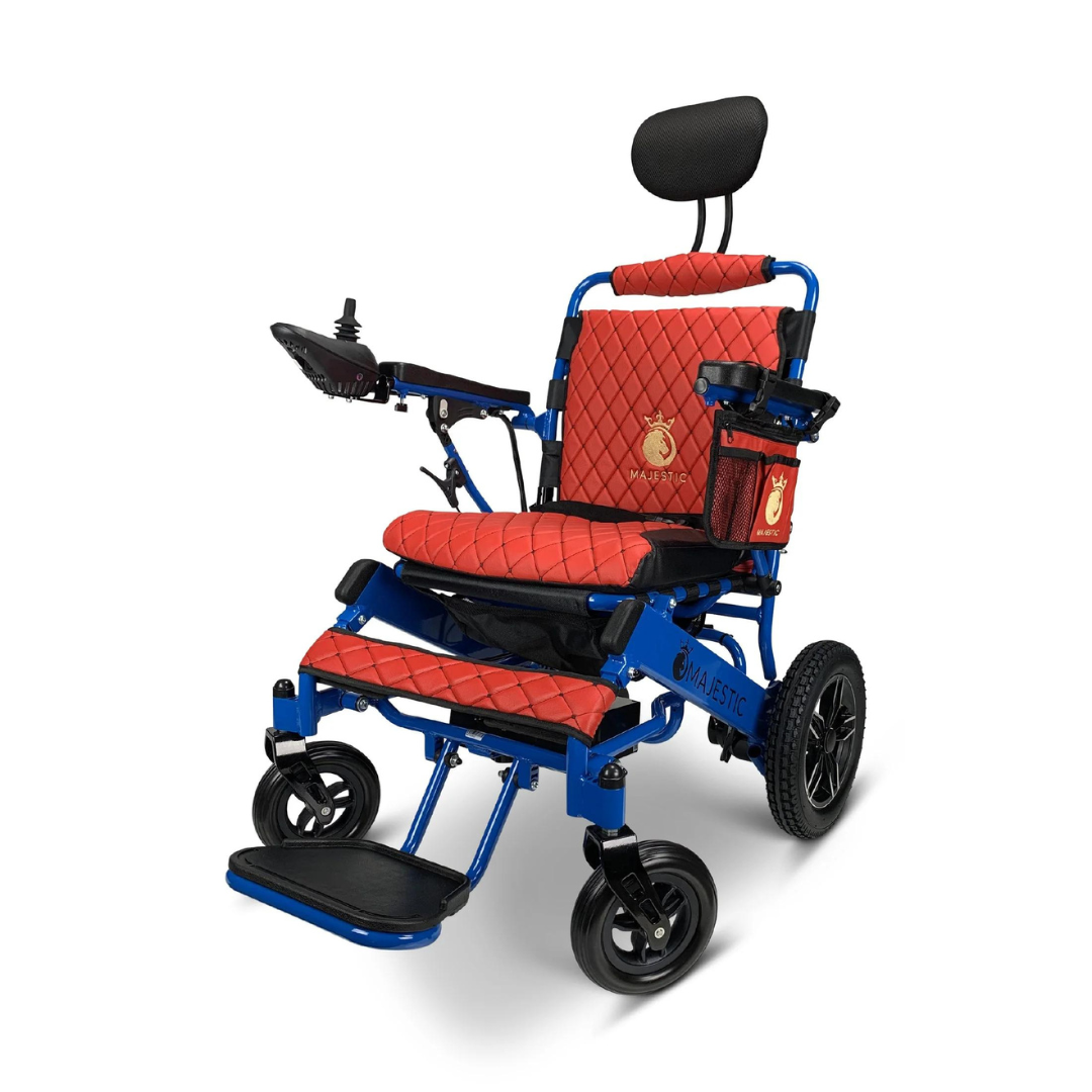 ComfyGo MAJESTIC IQ-8000 Remote Controlled Lightweight Electric Wheelchair - primehubstore.shop Power Chairs