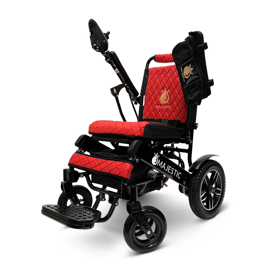 ComfyGo MAJESTIC IQ-8000 Remote Controlled Lightweight Electric Wheelchair - primehubstore.shop Power Chairs