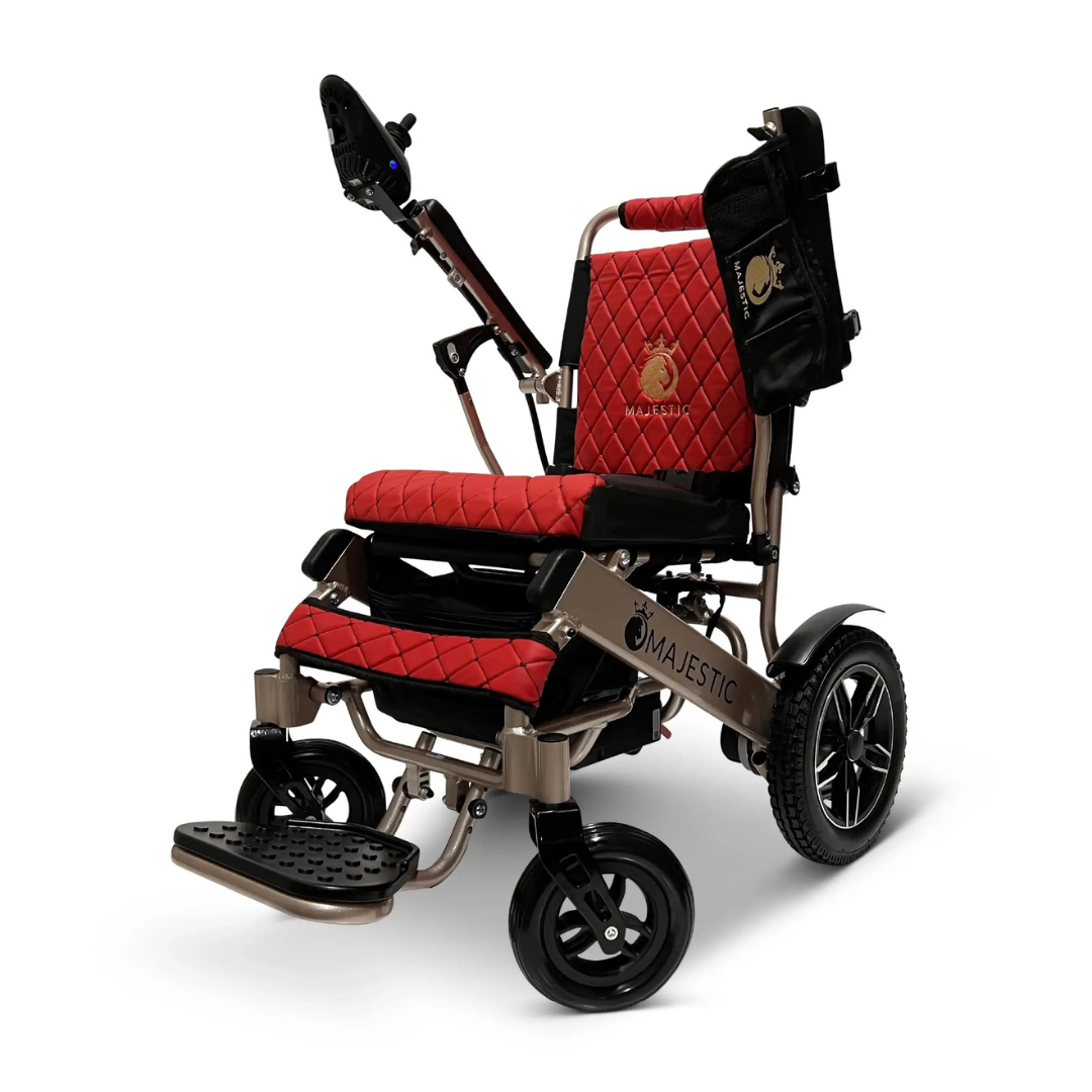 ComfyGo MAJESTIC IQ-8000 Remote Controlled Lightweight Electric Wheelchair - primehubstore.shop Power Chairs
