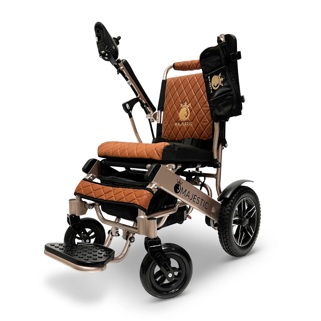 ComfyGo MAJESTIC IQ-8000 Remote Controlled Lightweight Electric Wheelchair - primehubstore.shop Power Chairs