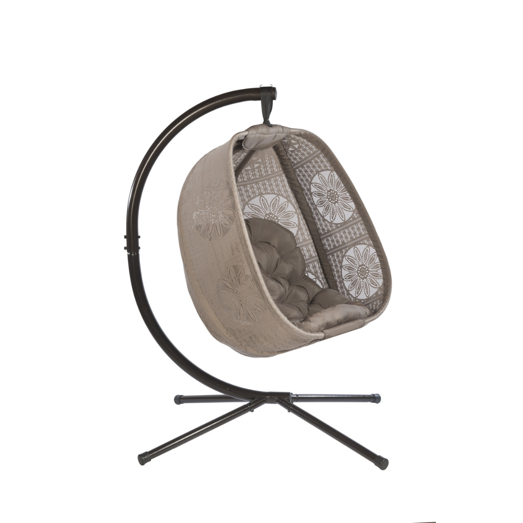 FlowerHouse Hanging Egg Patio Chairs with Stand - Indoor & Outdoor - primehubstore.shop Hanging Chairs