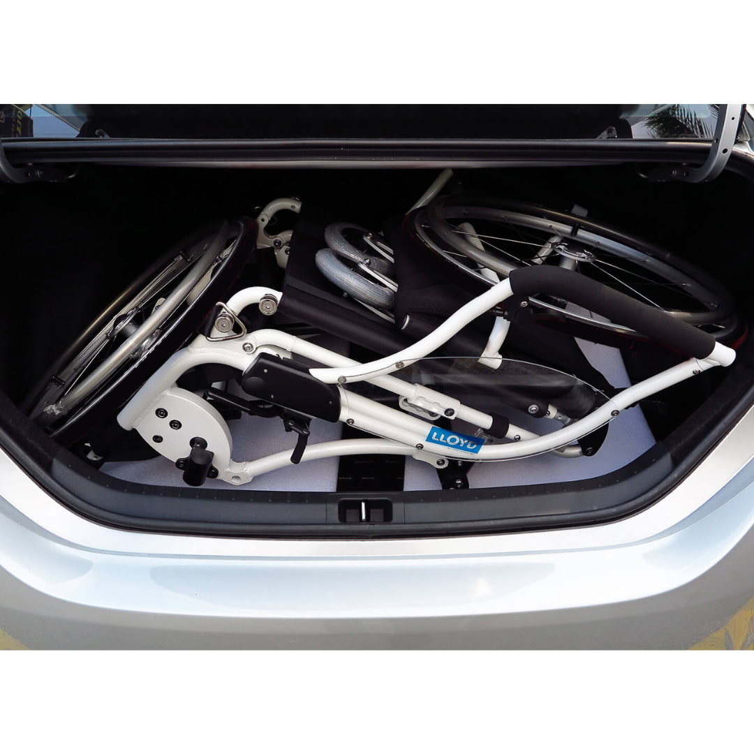 Foldawheel Leo II Lightest Manual Standing Power Wheelchairs - Weighs Only 59 Lbs - primehubstore.shop Wheelchairs