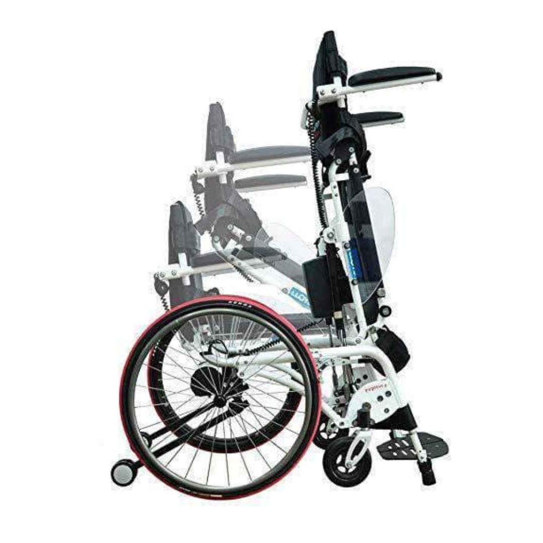 Foldawheel Pegasus II Lightest Standing Semi Powered Portable Wheelchair - Only Weighs 77 lbs - primehubstore.shop Power Chairs