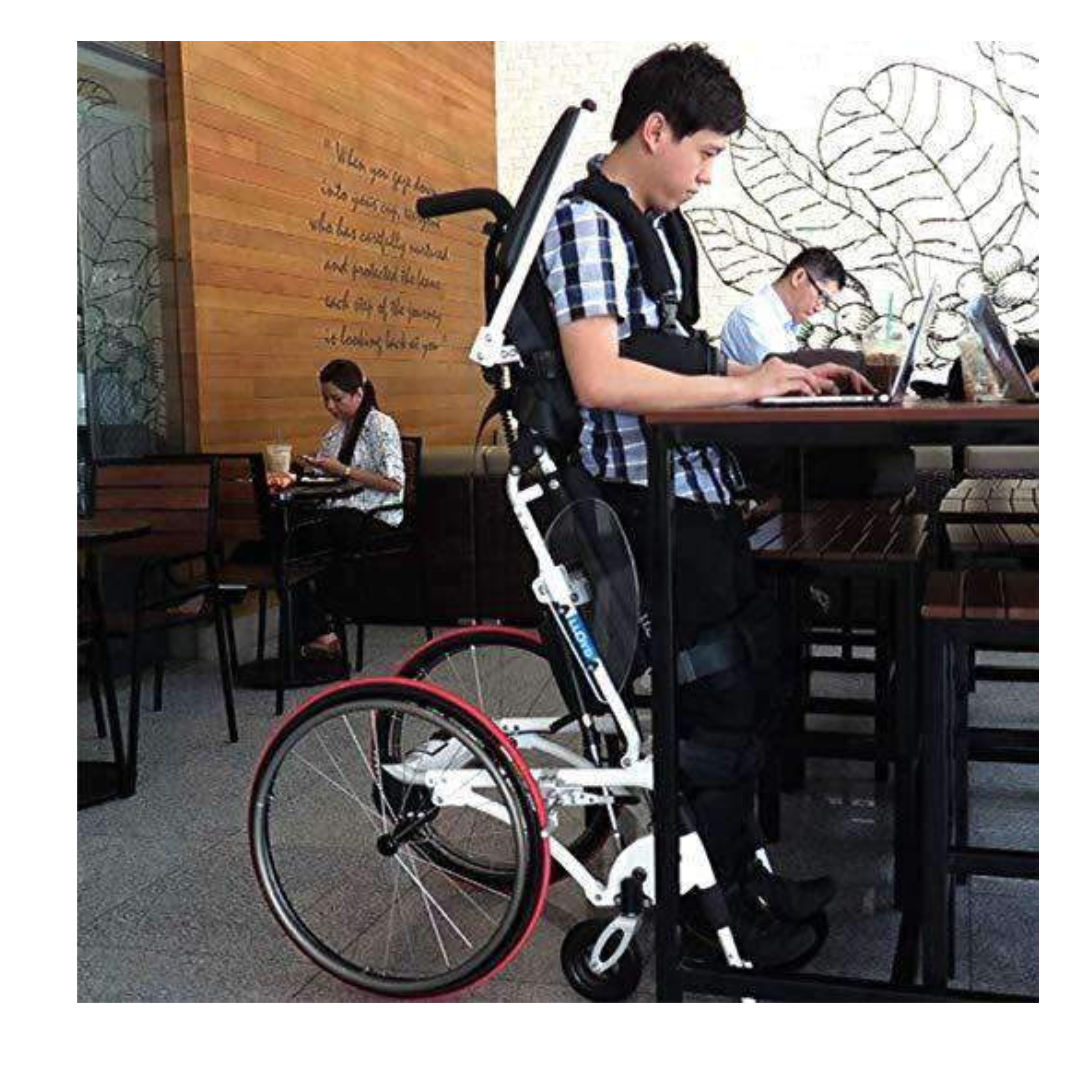 Foldawheel Pegasus II Lightest Standing Semi Powered Portable Wheelchair - Only Weighs 77 lbs - primehubstore.shop Power Chairs