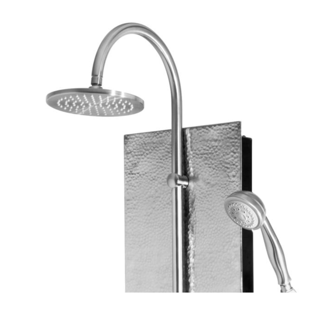 Pulse ShowerSpas Vaquero Shower System In Hammered Nickle - primehubstore.shop Shower Systems