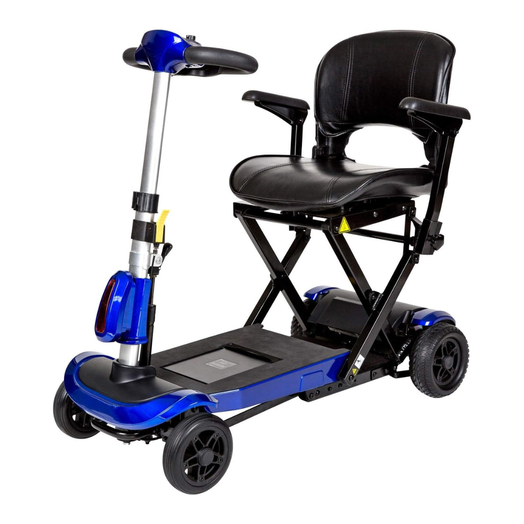 Drive Medical ZooMe Auto-Flex Automatic Folding Travel Scooter - primehubstore.shop Scooters