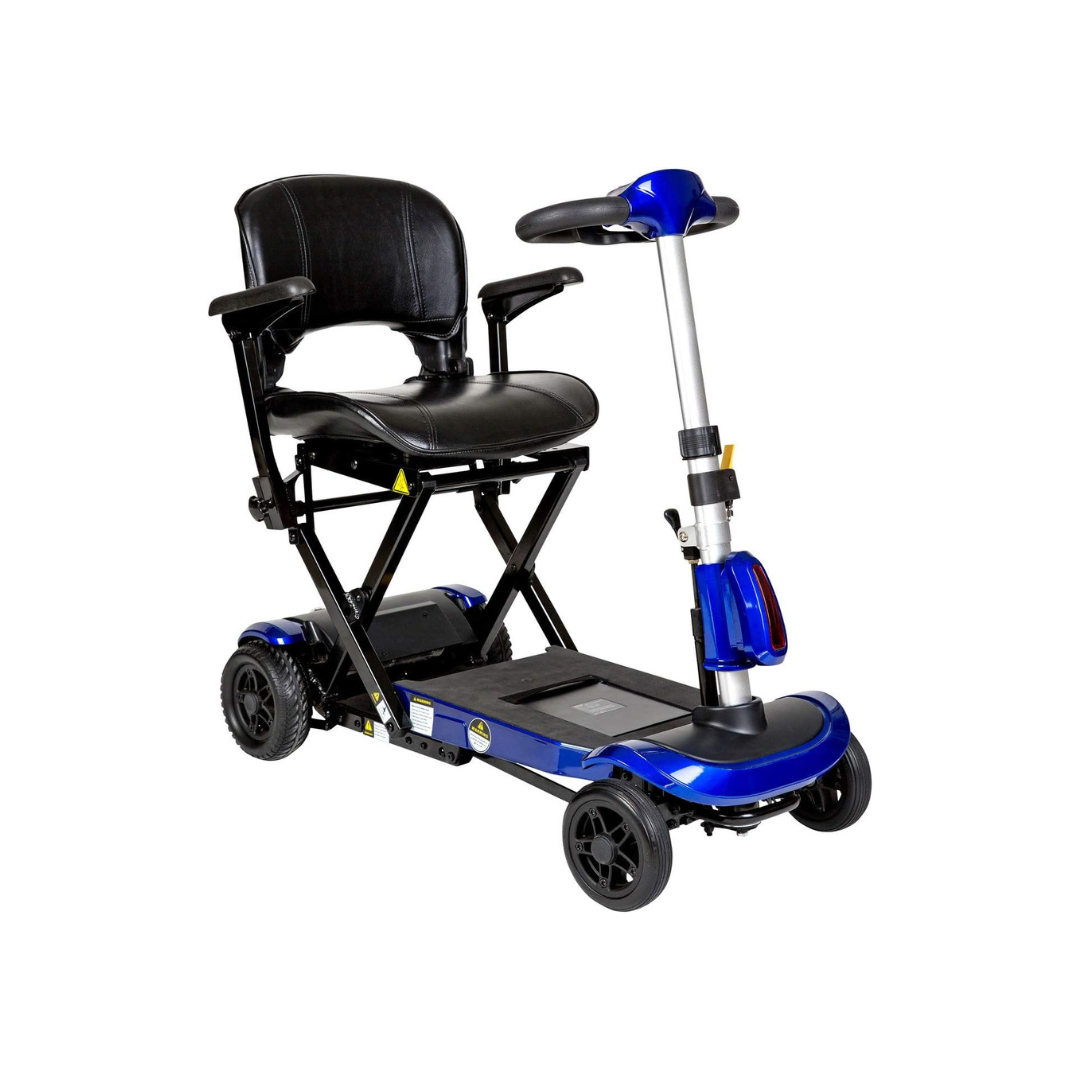 Drive Medical ZooMe Auto-Flex Automatic Folding Travel Scooter - primehubstore.shop Scooters