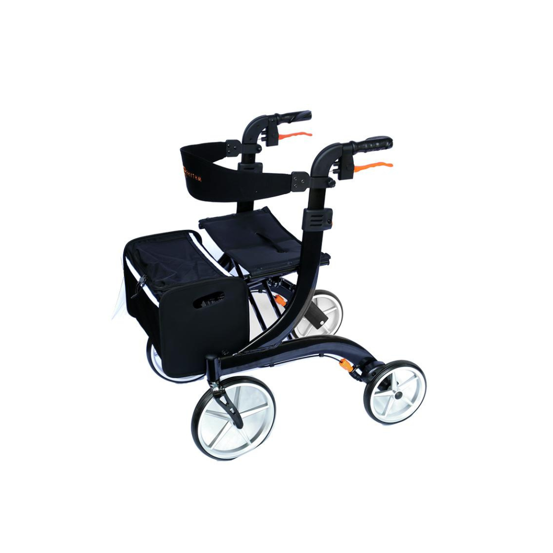Rhythm Healthcare Rimor LT Lightweight Folding Rollator - primehubstore.shop Rollators