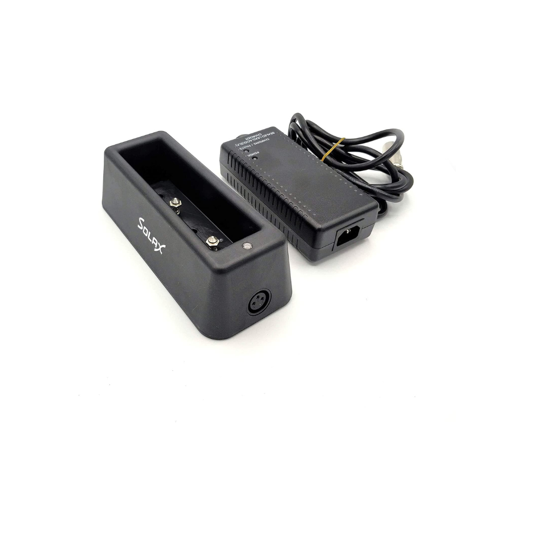 Solax Battery Docking Station with XLR Power Cable/Cord - primehubstore.shop Scooter Chargers