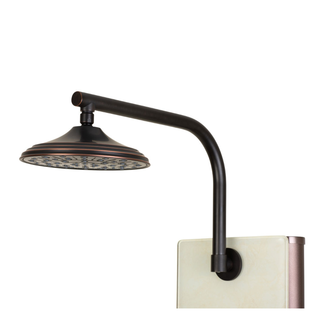 Pulse ShowerSpa Barcelona Showering System - White Venetian Glass - primehubstore.shop Shower Systems