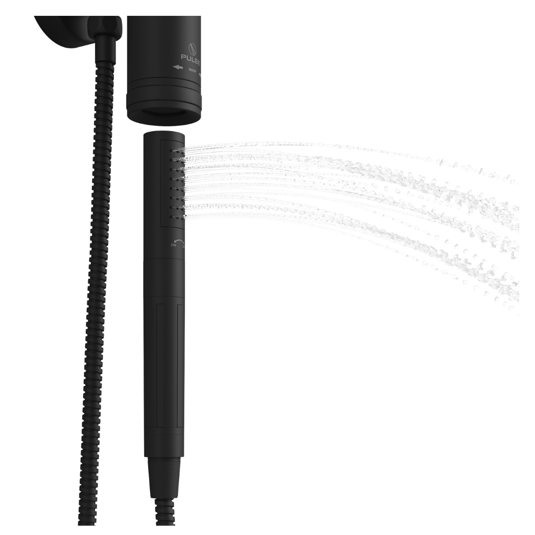 Pulse ShowerSpas Aquarius Shower System - 8" Rain Showerhead & Arm - primehubstore.shop Shower Systems