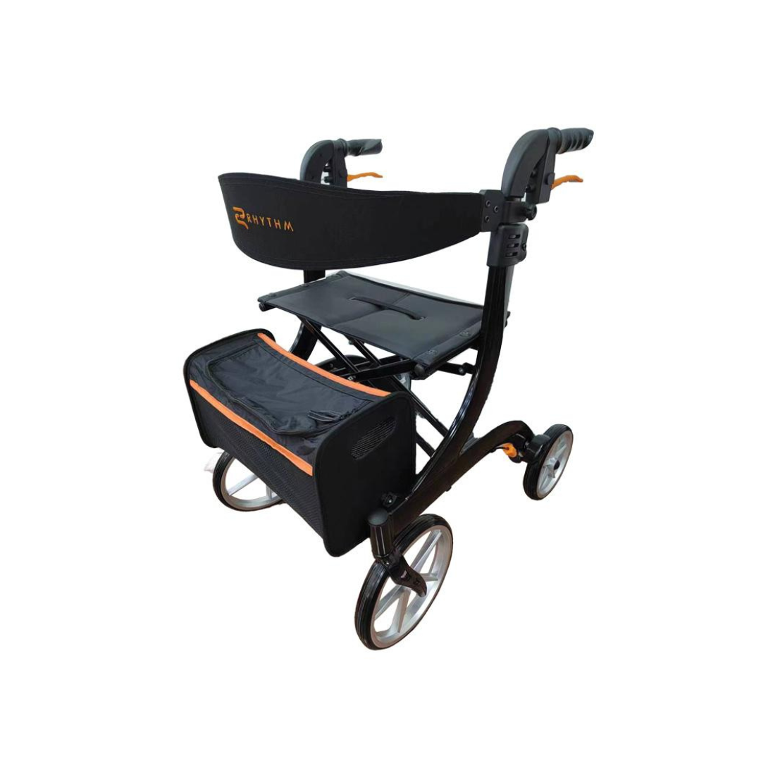 Rhythm Healthcare Rimor LT Lightweight Folding Rollator - primehubstore.shop Rollators