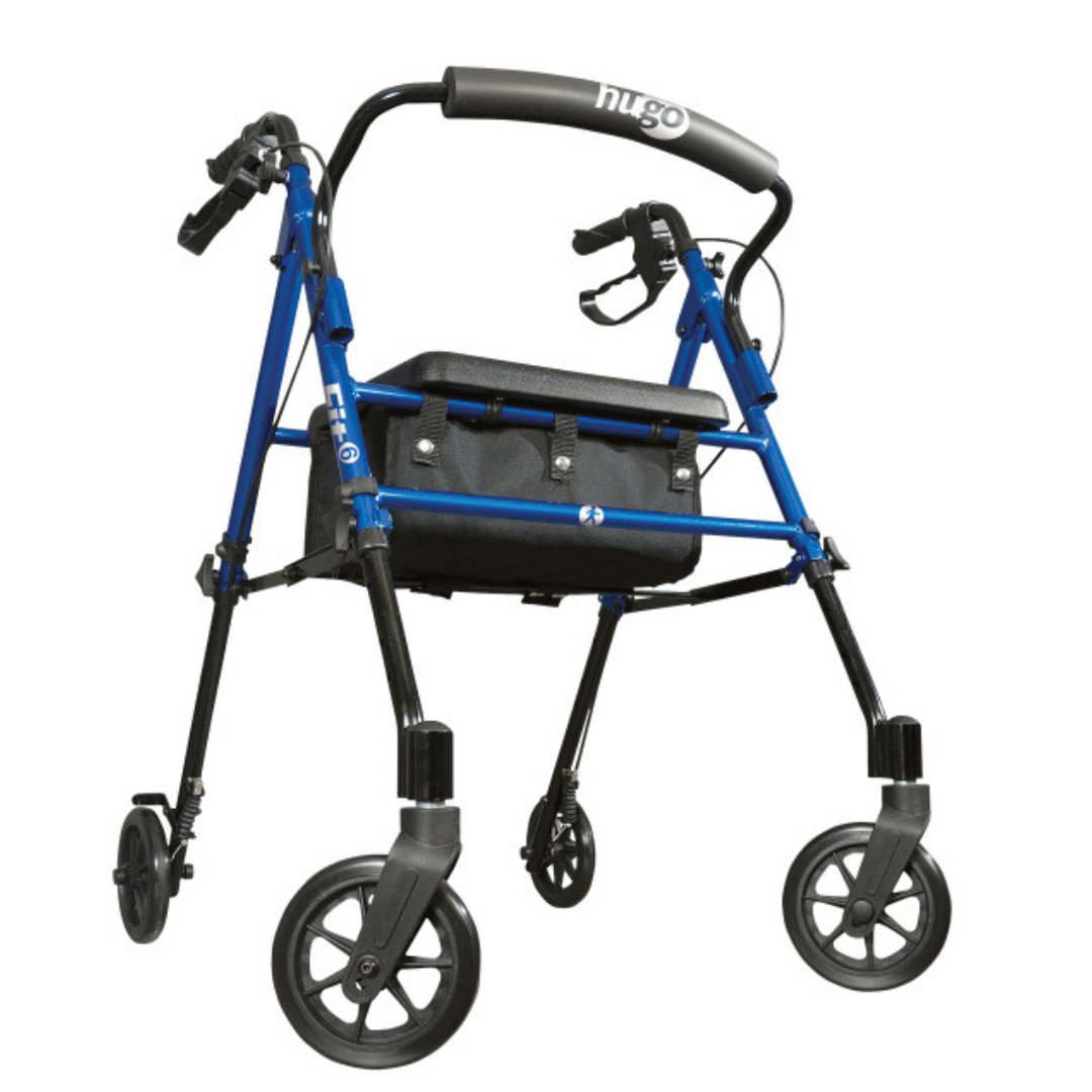 Hugo Fit 6 Rolling Walker Rollator with Seat - primehubstore.shop Rollators