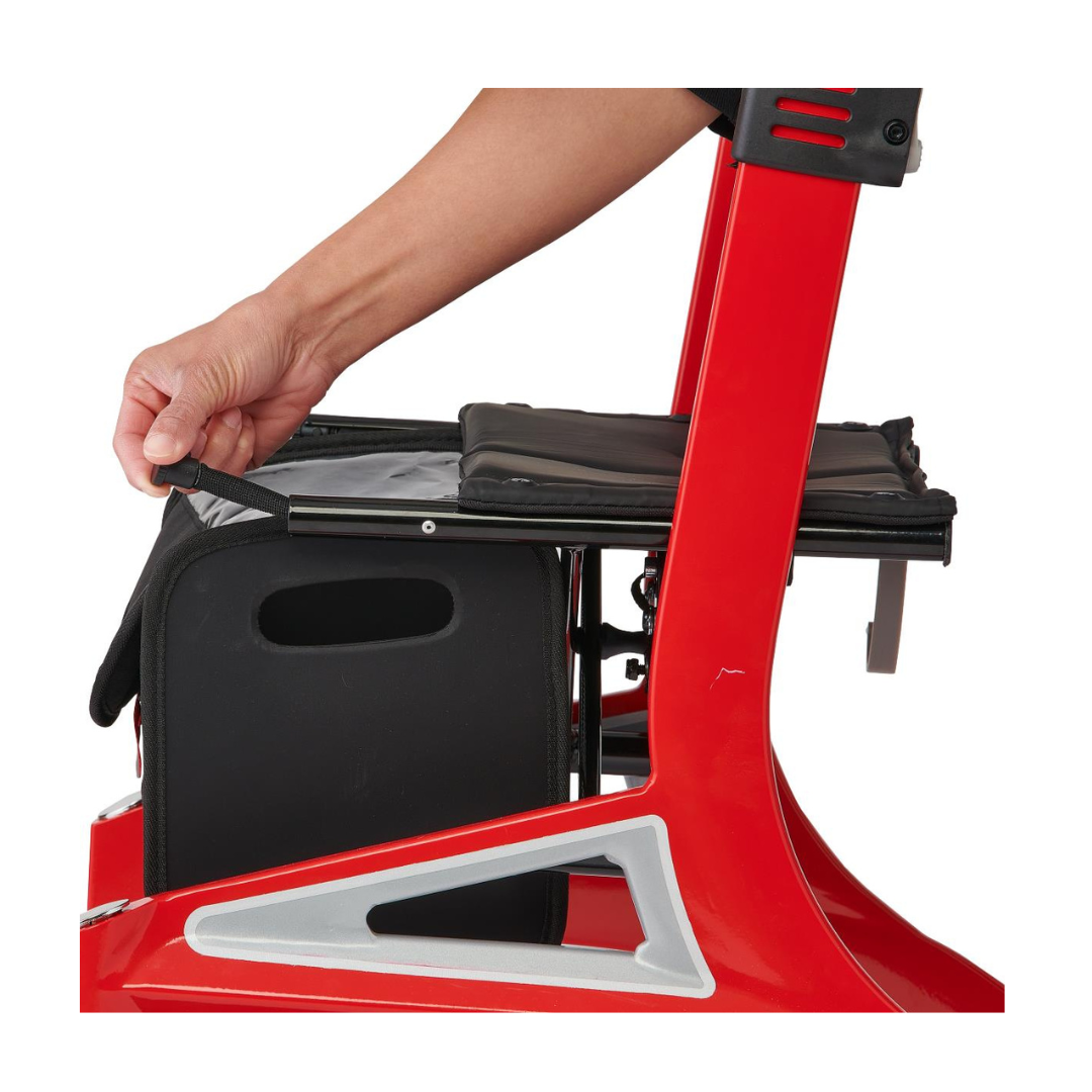 Medline Lightweight Euro Style Folding Rolling Walker Rollator - primehubstore.shop Rollators