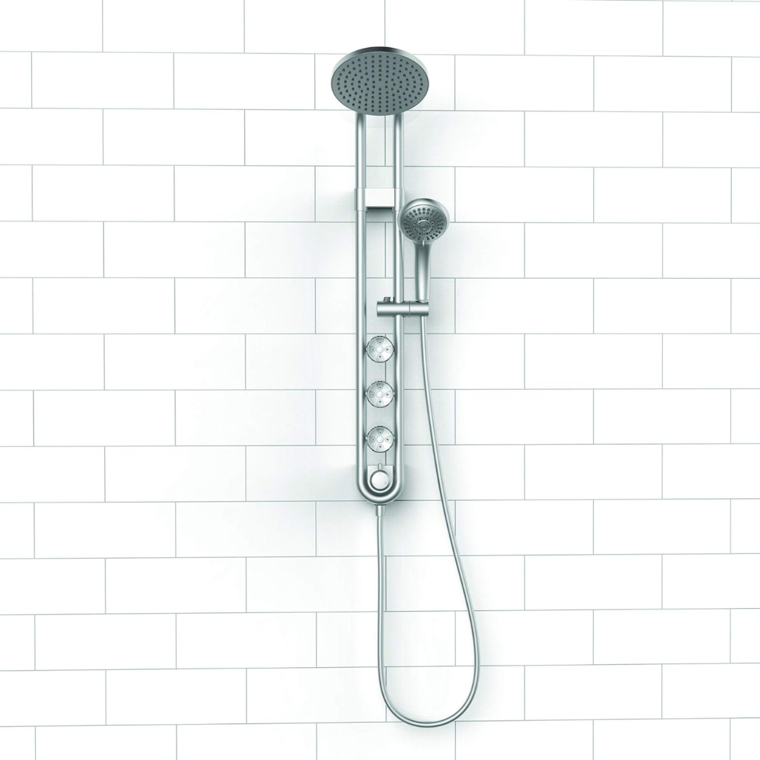 Pulse Showerspas Saturn System with 8" Rain Showerhead & 3 PowerSpray Body Jets - primehubstore.shop Shower Systems