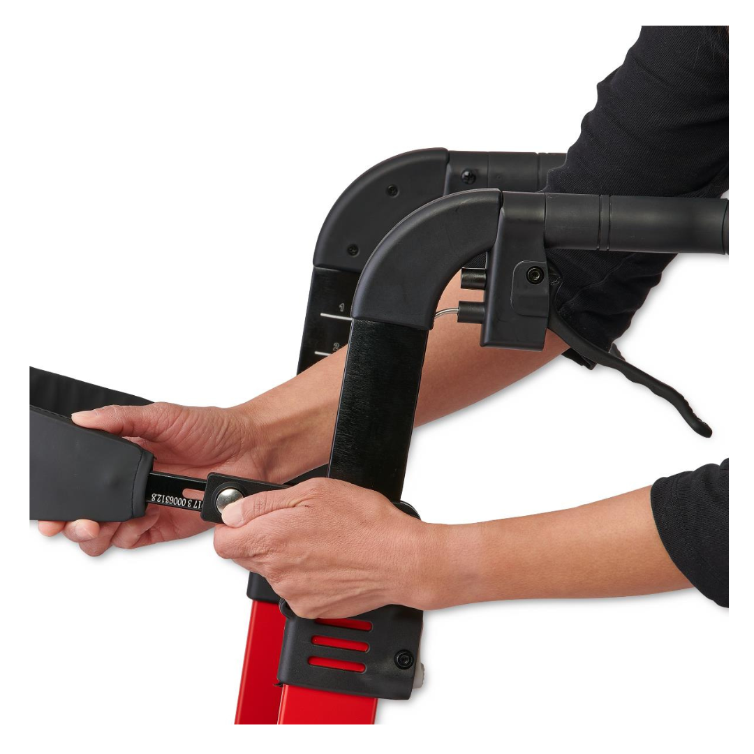 Medline Lightweight Euro Style Folding Rolling Walker Rollator - primehubstore.shop Rollators