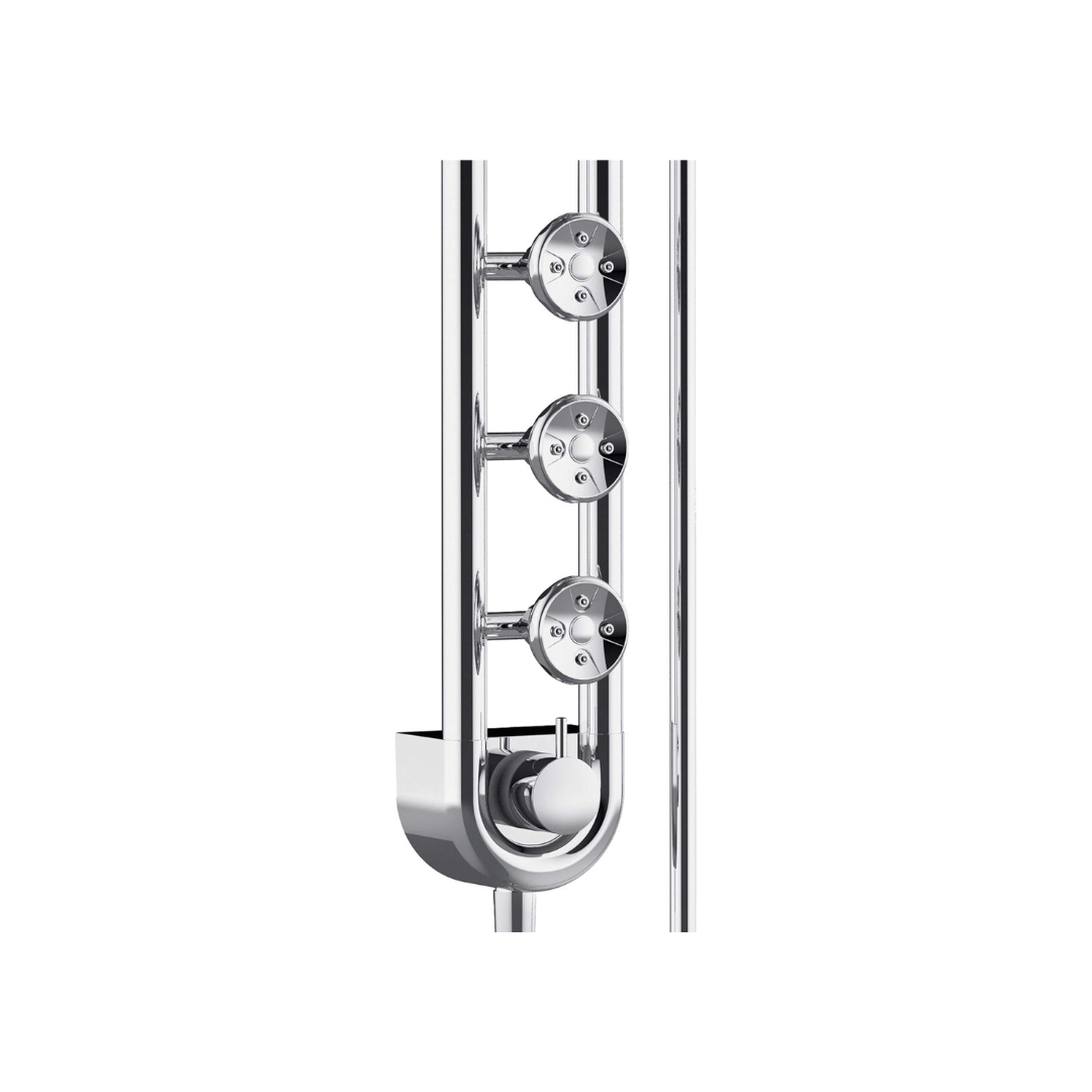 Pulse Showerspas Saturn System with 8" Rain Showerhead & 3 PowerSpray Body Jets - primehubstore.shop Shower Systems