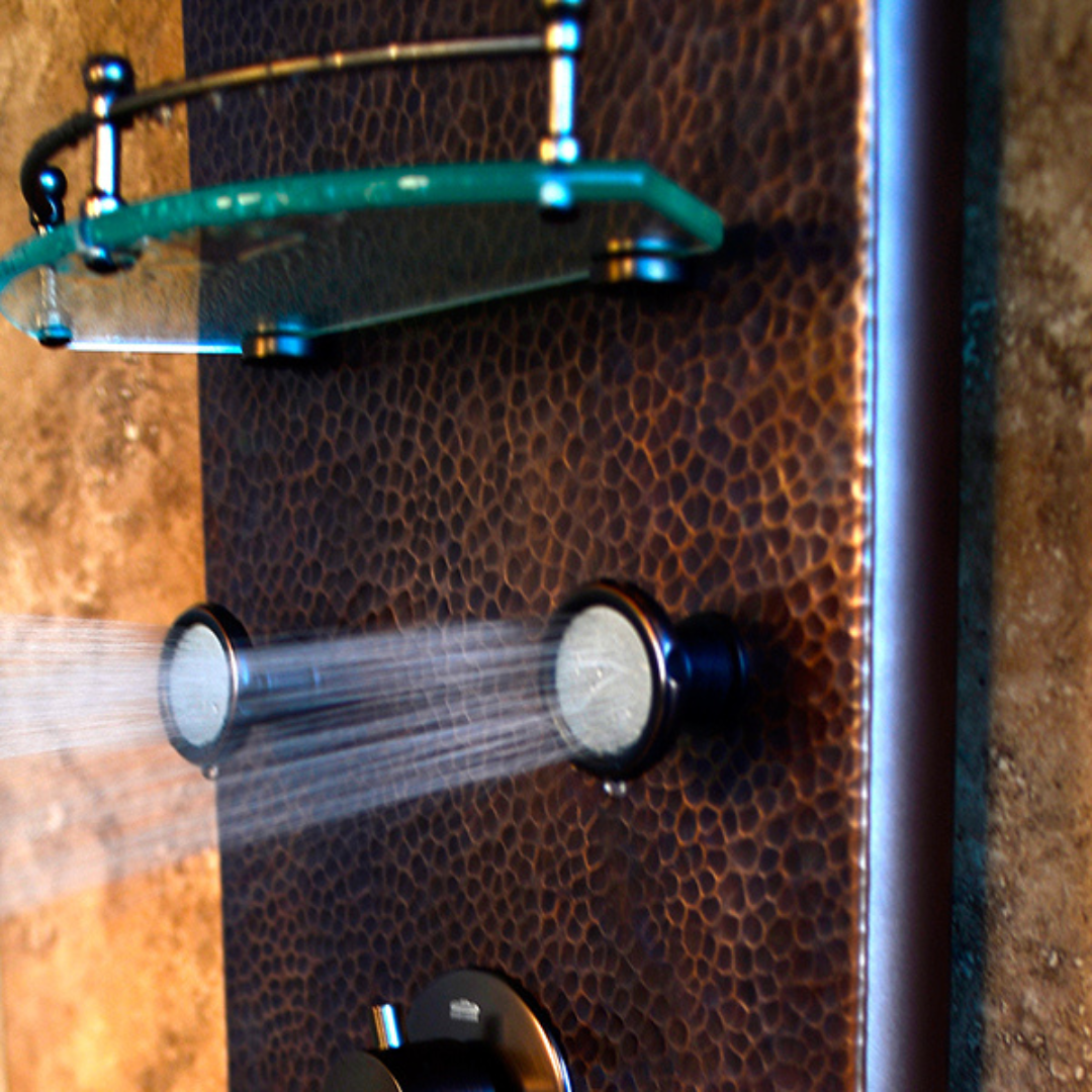 Pulse ShowerSpas Sedona Shower System - Hammered Copper - primehubstore.shop Shower Systems