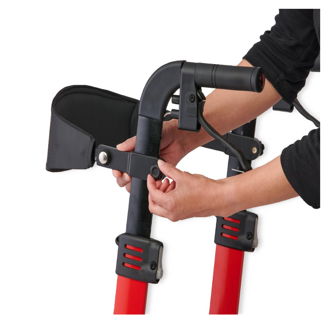 Medline Lightweight Euro Style Folding Rolling Walker Rollator - primehubstore.shop Rollators