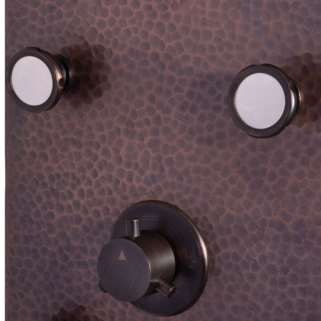 Pulse ShowerSpas Sedona Shower System - Hammered Copper - primehubstore.shop Shower Systems