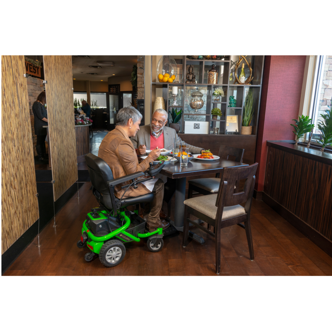 Golden Tech GP162R LiteRider Envy Compact Electric Power Chairs - Open Box - primehubstore.shop Power Chairs
