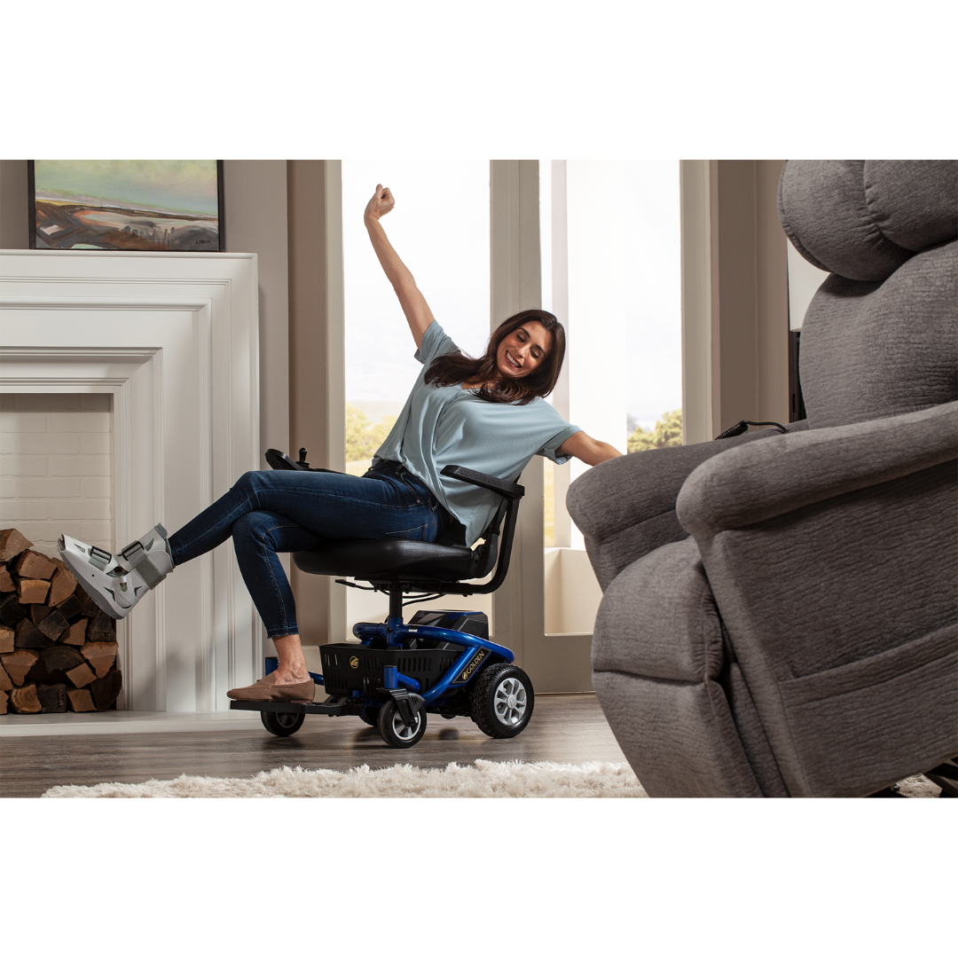 Golden Tech GP162R LiteRider Envy Compact Electric Power Chairs - Open Box - primehubstore.shop Power Chairs