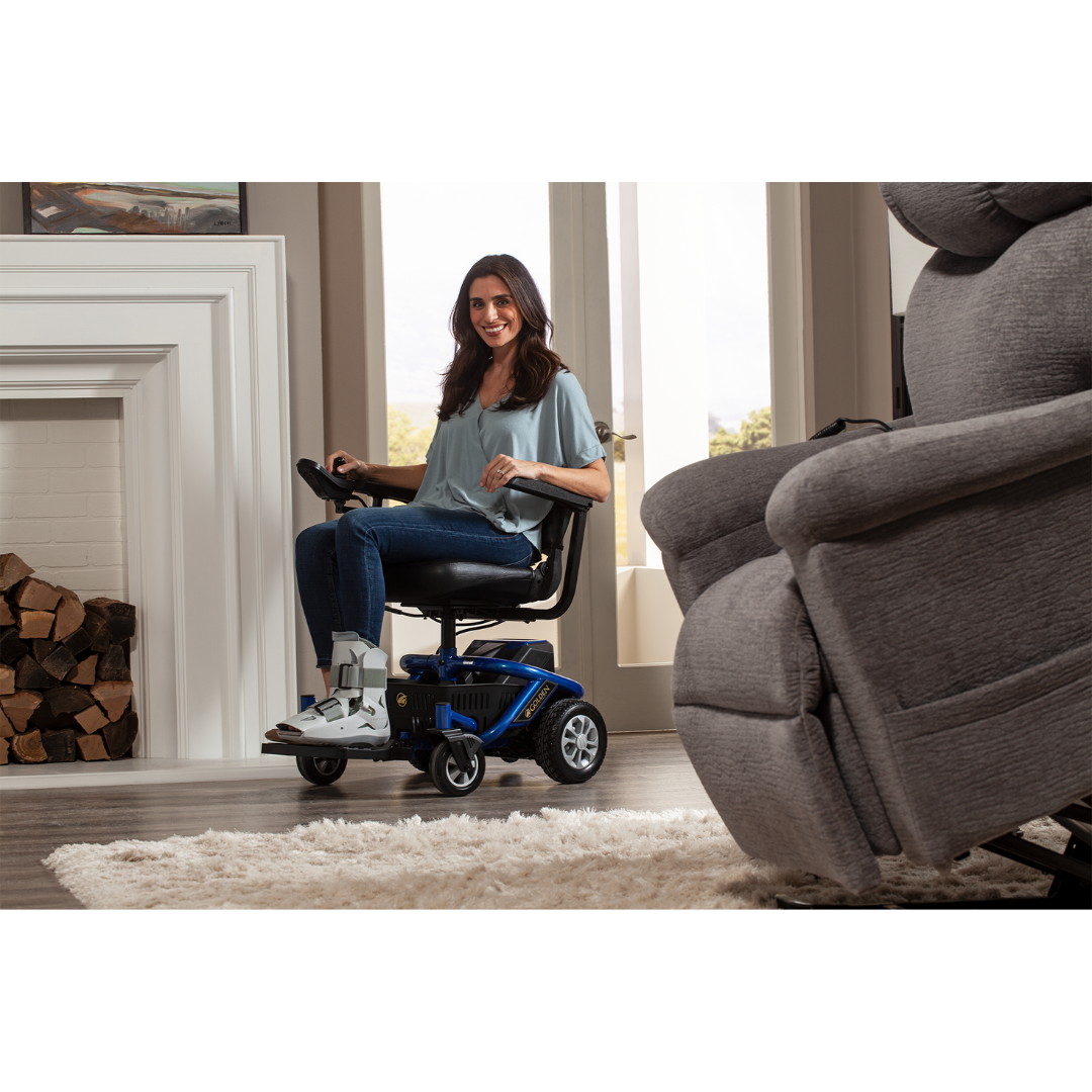 Golden Tech GP162R LiteRider Envy Compact Electric Power Chairs - Open Box - primehubstore.shop Power Chairs
