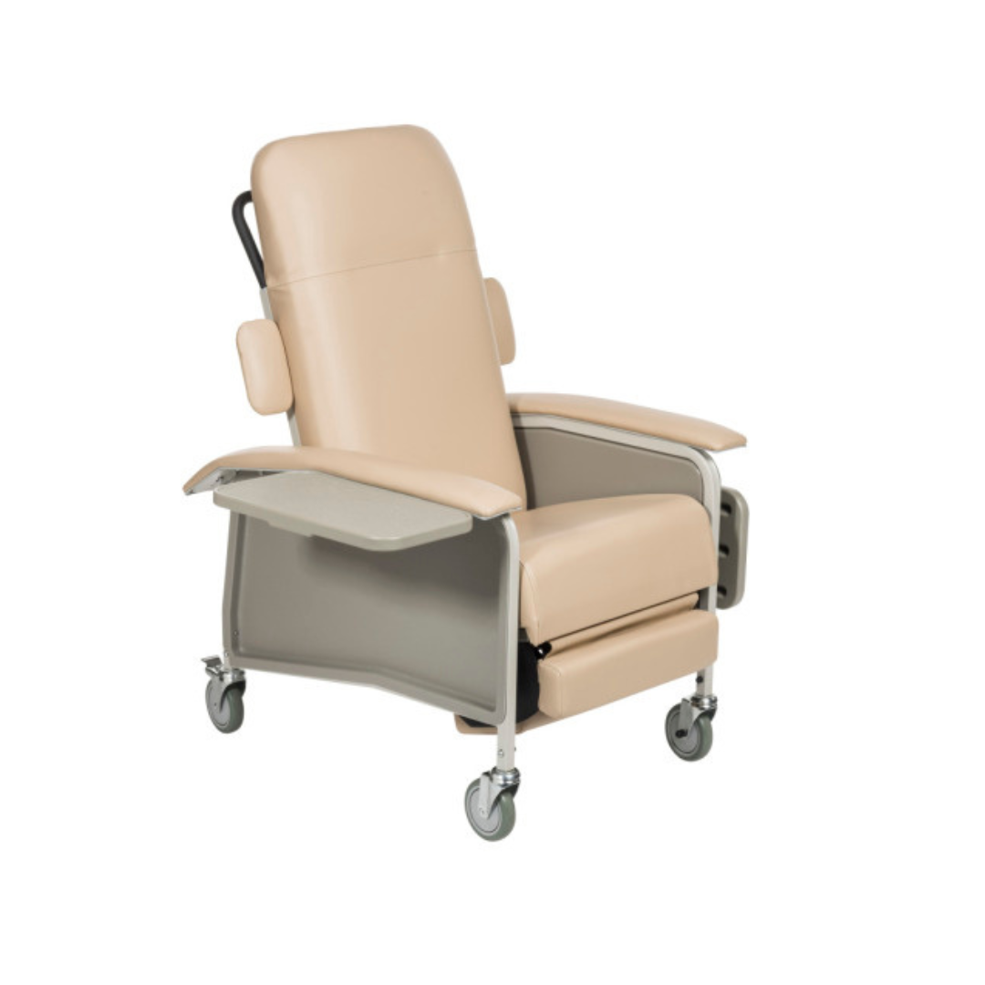 Drive Medical Clinical Care Geri Chair Recliners with 4 Positions & Food Tray - primehubstore.shop Recliners