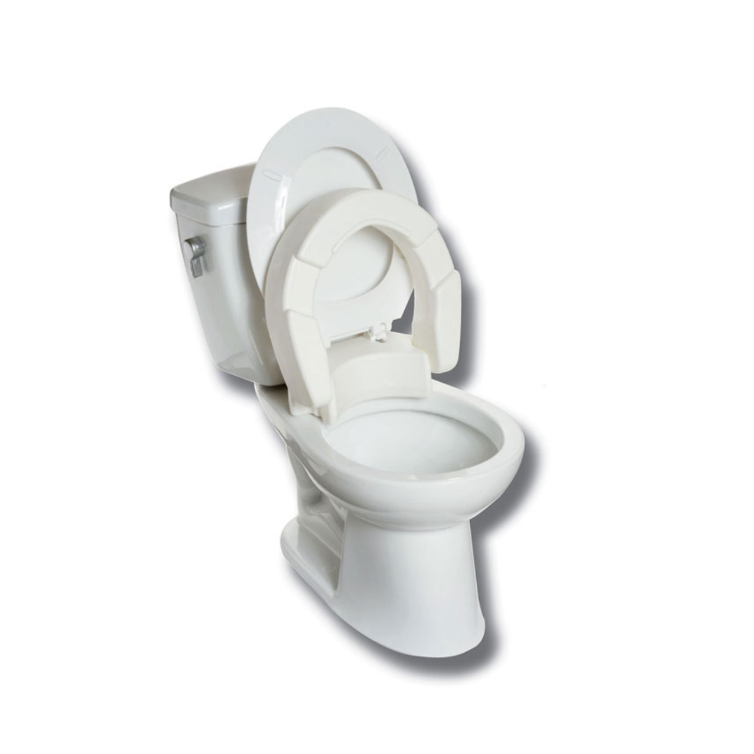 MOBB Healthcare 2" Hinged Raised Toilet Seat - primehubstore.shop Raised Toilet Seats